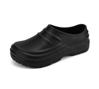 Zapatos Profesionales de Chef para Trabajo en Cocina con Suela Antideslizante y Diseño Ergonómico (Black, 41) #383