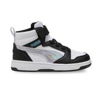 PUMA Rebound V6 Mid Space Belle AC+ PS, Sneaker, Black-Lilac Crush White, 32.5 EU