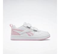 Zapatos Reebok Niña Real Principal Blanco Rosa Rasgar Tenis Escuela Gimnasia