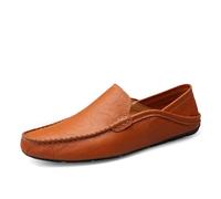 Zapatos sin Cordones, cómodos, de Suela Plana, para Conducir, para Negocios y Ocio, Transpirables y Elegantes para Hombre, Ideales para un Look Casual y Profesional