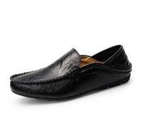 Zapatos sin Cordones, cómodos, de Suela Plana, para Conducir, para Negocios y Ocio, Transpirables y Elegantes para Hombre, Ideales para un Look Casual y Profesional