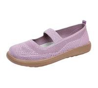 Zapatos sin cordones para mujer, de ajuste ancho, casuales, con panel de malla, ligeros, de verano, de caña baja, clásicos, cómodos, holgados, atléticos, ortopédicos, para entrenamiento, para correr