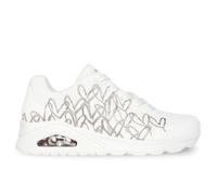 Skechers Uno Golden Heart, Zapatillas Mujer, White, 40 EU