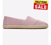 Zapatos Slip-On Casual De Moda Para Mujeres Toms Alpargata De Cuerda Rosa