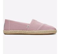 Zapatos Slip-On Casual De Moda Para Mujeres Toms Alpargata De Cuerda Rosa