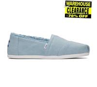 TOMS Alpargata, Mocasín Plano Mujer, Mezclilla Lavado Azul Pastel, 36.5 EU