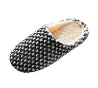 Zapatos sobre la rodilla para mujer piso de madera casa antideslizante pareja hombres y mujeres tallas grandes zapatillas de algodón zapatos ortopédicos mujer ancho invierno, c, 43 EU