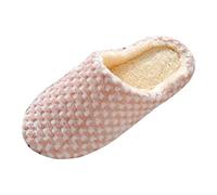Zapatos sobre la rodilla para mujer piso de madera casa antideslizante pareja hombres y mujeres tallas grandes zapatillas de algodón zapatos ortopédicos mujer ancho invierno, a, 39 EU