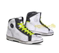 Zapatos Stylmartin Sector White Botines en Bicicleta Blancos Con Protecciones