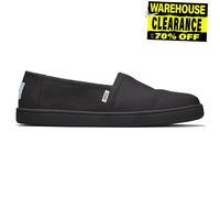 TOMS ALPARGATA CORE, Mocasines Planos Unisex Niños, Negro, 30 EU