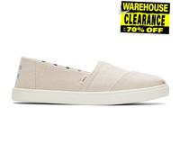Zapatos Toms Alpargata Slip-On Casual Comfort Cupsole Para Mujeres Beige
