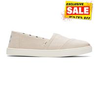 Zapatos Toms Alpargata Slip-On Casual Comfort Cupsole Para Mujeres Beige