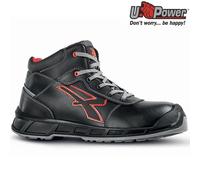 Zapatos Trabajo Upower Sting S3S Ci Fo Sr Prevención de Accidentes Altos Rojo