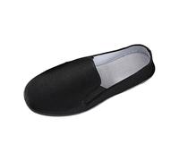 Zapatos tradicionales chinos estilo Pekín Kung Fu Tai Chi Zapatos con suela de goma Unisex Negro Casual Zapatos de estilo tradicional chino, Zapatos sin cordones, Zapatos tipo mocasín, Zapatos Kung Fu