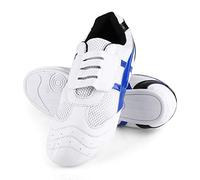 Zapatos Unisex para Taekwondo, Boxeo, Kung fu y Tai chi, Zapatillas Ligeras para Artes Marciales y Deportes, de Cuero sintético Transpirable con Suela de Goma Antideslizante para e (36)