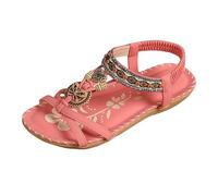 Zapatos Verano Mujer Vestir-Sandalias De Verano para Mujer Elegantes con Separadores De Dedos CóModas OrtopéDicas Planas con Plantilla Transpirables con Tira Trasera para Playa Vacaciones Y Ocio