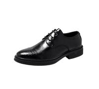 Zapatos Vestir Oxford for Hombre, Cuero Italiano, for Negocios, Antideslizantes, caña Baja, clásicos, Transpirables, con Cordones for Fiesta.(41 EU)