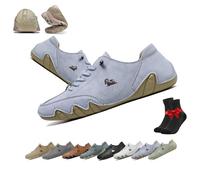 Zapatos Vogany for Mujer y Hombre, Zapatillas ortopédicas Impermeables y Transpirables VogLDeck, Zapatos Descalzos de Alpaca, Zapatos for Exteriores Nevova(Blue,38 EU)