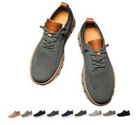 Zapatos Wearbreeze for hombre, zapatos urbanos ultra cómodos for hombre, zapatos Oxford de malla transpirable, zapatillas de vestir informales, zapatos de negocios ligeros for caminar(Dark green,47 EU