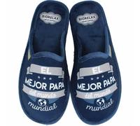 zapattu - Zapatillas Biorelax Hombre El mejor papá del mundo mundial - Marino, 39