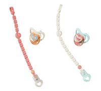 Zapf Creation Baby Annabell Chupete con Clip - para niños pequeños de 3 años en adelante - Alivia la muñeca para Dormir - Fácil para Manos pequeñas (1 Pieza, Surtido)