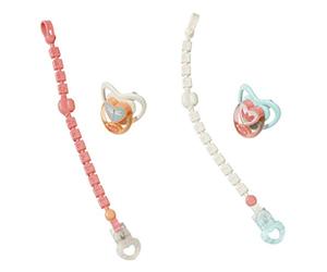 Zapf Creation Baby Annabell Chupete con Clip - para niños pequeños de 3 años en adelante - Alivia la muñeca para Dormir - Fácil para Manos pequeñas (1 Pieza, Surtido)