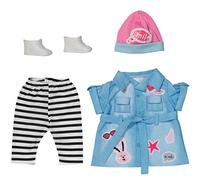 BABY born Conjunto vaquero Deluxe para muñecas hasta 43 cm – Vestido, leggings, gorro y zapatos
