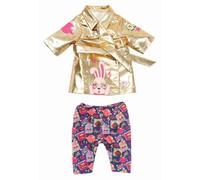 Zapf Creation-BABY born Happy Birthday Muñecas de 43cm-Para Manos Pequeñas, El Juego Creativo Promueve la Empatía y Las Habilidades Sociales. Edad: 3+. Incluye Gabardina, Pantalones y Percha 830802