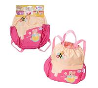 Zapf Creation Baby Born Mochila Teddy | Correas ajustables, gran abertura, diseño Teddy