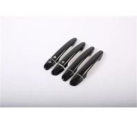 ZAPORA Adhesivo cubre Embellecedor Cubierta Manija Puerta Coche Para Mazda 2/6 2008-2019 Para Mazda 3 2010-2019 Accesorios De Estilo(Black 2 buttons)