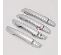 ZAPORA Adhesivo cubre Para CR-V Para CRV 2017 2018 2019 2020 2021 Cubiertas Manija Puerta Coche Embellecedor Superpuesto Estilo Accesorios De Automóvil(Silver 2 sensors)