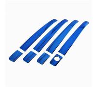 ZAPORA Adhesivo cubre Para Opel Para Insignia 2008-2016 Para Vauxhall Para Holden Cubierta De Manija De Puerta De Coche De Acero Inoxidable Conjunto De Molduras De Estilo(Blu)