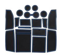 ZAPORA Coche Alfombrillas Antideslizantes, para Audi Q5 2017-2019 Alfombras de Consola Central Portavasos Puerta Costura Alfombrillas,B