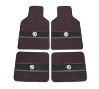 ZAPORA Cuero Alfombrillas Coche para MG HS 2018-2023 2024 Juego Completo Protección Moqueta Interior Impermeable Automovil Alfombras,B