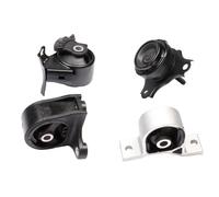 ZAPORA EM-9016 - Soporte Motor 4 Piezas para Acura EL 1.7L 2001-2005 con Transmisión Automática A4511 A6588 A6591 A6595 Soporte del Sistema del Motor