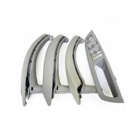 ZAPORA Juego De 7 Manijas Para Interruptores Puertas Y Ventanas Interiores Izquierda/derecha/derecha Con Funda Cuero Para X5 X6 E70 E71 2007-2014(RHD Titanium)