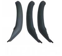 ZAPORA Piezas De Repuesto Para Manija Puerta Pasajero Izquierda Y Derecha Interior Coche Embellecedor De Cuero Piezas De Repuesto Para X3 X4 F25 F26 2010-2016(1 set black)