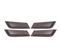 ZAPORA Reposabrazos De Puerta Interior Coche Manija Panel Cubierta Decorativa Accesorios Adhesivos Para Land Rover Para Freelander 2 2007-2015(Brown)