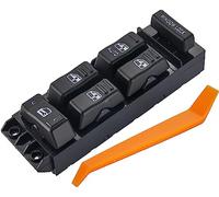 ZAPOSTS Interruptor de ventana eléctrica para Chevy Avalanche 1500 HD 2500 HD 3500 Suburban Tahoe 2001-2002, GMC Sierra Yukon Cadillac Escalade. Interruptor maestro de vidrios de puerta de control