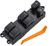 ZAPOSTS Interruptor de ventana eléctrica para Nissan Sentra 2000-2006. Interruptor de contraste maestro eléctrico para puerta delantera izquierda del lado del conductor, OE 25401-5M000, 254015M000.