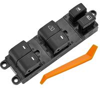 ZAPOSTS Interruptor de ventana eléctrica para Nissan Sentra 2008 2009 2010 2011 2012. Interruptor maestro de vidrios de puerta de control lateral del conductor. Sustituye a 25401-9W100 25401ZP40B