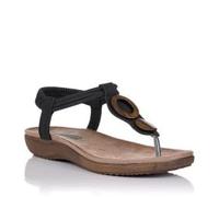ZAPP - Sandalias Planas 17063 Mujer Negro - 39