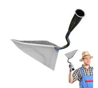 Zappa da Giardino per Diserbo | acciaio al carbonio Attrezzo Manuale per Rimozione Erbacce e Scavo | Zappa Triangolare Antiscivolo Multiuso per Preparazione Terreno