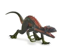 Zappi Co Estatuilla de Indoraptor para niños - Figura de dinosaurio verde, longitud 25,5 cm, colección detallada de dinosaurios realista para niños
