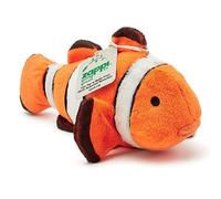 Zappi Co Juguete de Peluche 100% Reciclado de pez Payaso (22 cm de Largo) Colección de Animales ecológicos, Suaves y mimosos para el Primer Hijo recién Nacido