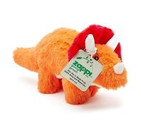 Zappi Co Juguete de Peluche 100% Reciclado de Triceratops (24 cm de Largo) Colección de Animales ecológicos, Suaves y mimosos para el Primer Hijo recién Nacido