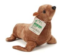 Zappi Co Juguete de peluche 100% reciclado del león marino de California (22 cm de longitud), suave, acogedor, respetuoso con el medio ambiente para recién nacidos