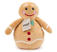 Zappi Co Juguete de Peluche de Hombre de Jengibre: decoración Suave y acogedora de Hombre de Jengibre (25 cm de Altura), Ideal para decoración Festiva, pequeña Idea de Regalo.