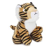Zappi Co Juguete de Peluche de Tigre Suave y Acogedor para niños, diseño de Safari y Selva, Ideal para recién Nacidos o cumpleaños (12-15 cm)