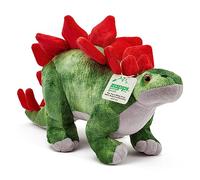 Zappi Co Juguete de Peluche Grande Realista y Realístico 100% Reciclado para Niños - Animal de Peluche Suave y Tierno para Niños y Chicos (43cm de Longitud) (Estegosaurio)